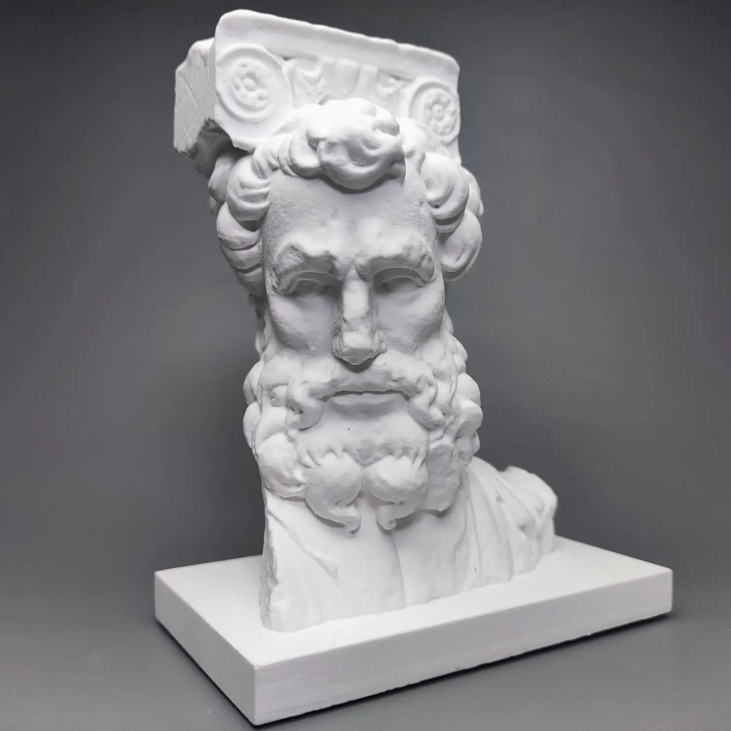 Head of a Man – Plaster Reproduction after a Sculpture in the Musée des Augustins