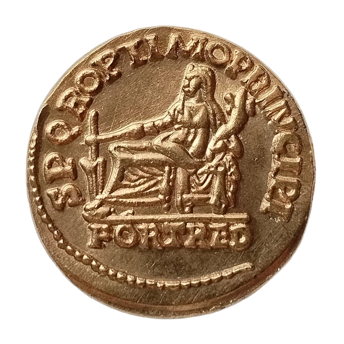 Trajan Aureus Coin Replica – Fortuna Redux (c. 112–113 AD)