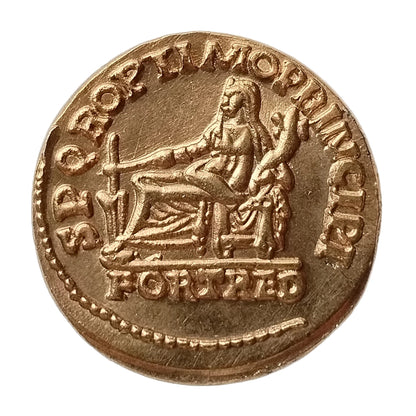 Trajan Aureus Coin Replica – Fortuna Redux (c. 112–113 AD)