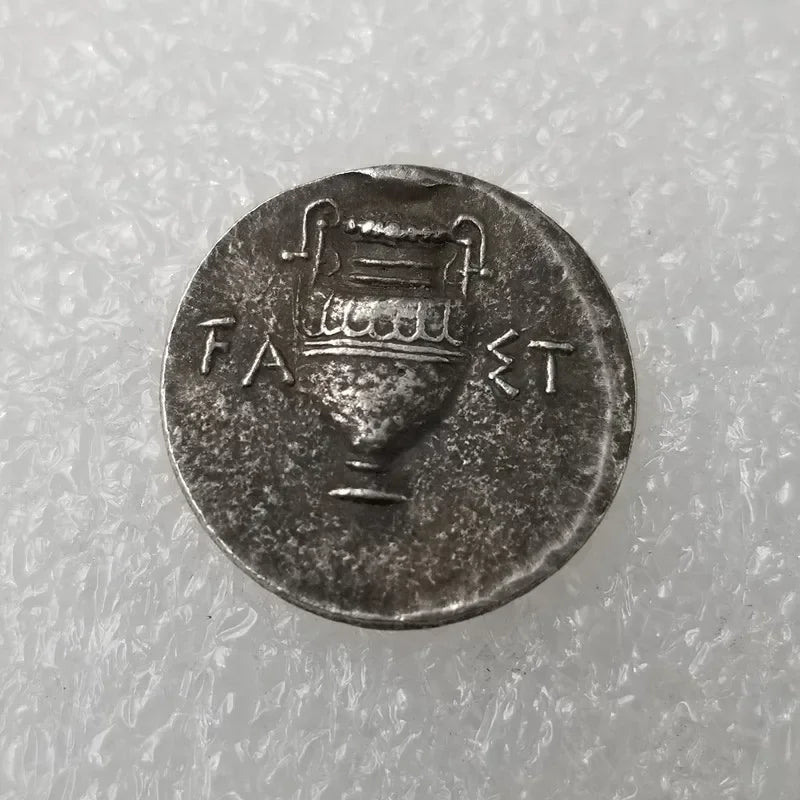 Greek Thebes Stater – Shield & Amphora (Damokles) – Replica (c. 363–338 BCE)