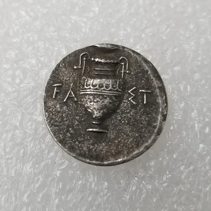 Greek Thebes Stater – Shield & Amphora (Damokles) – Replica (c. 363–338 BCE)