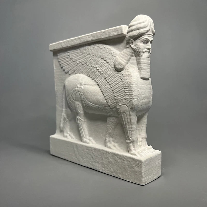 Lamassu – Assyrian Winged Guardian Relief Replica