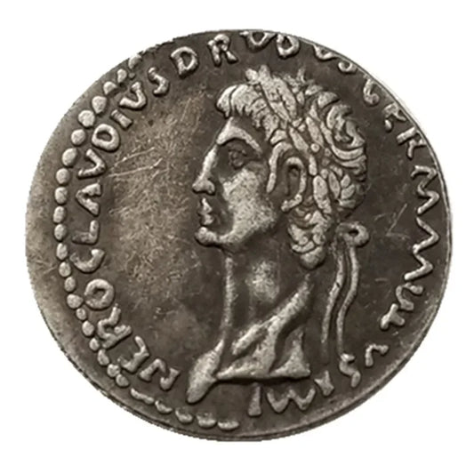 Roman Denarius – Claudius “DE GERMANIS” Victory Arch – Replica (41–54 CE)