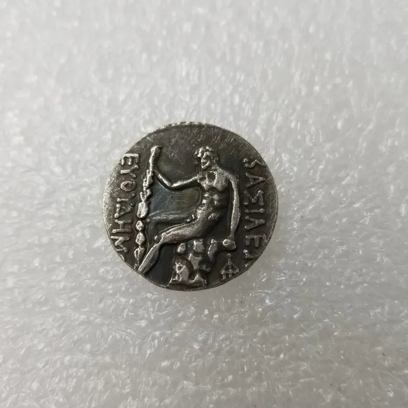 Bactrian Kingdom Tetradrachm Replica (c. 205–190 BC) – Euthydemos I & Heracles