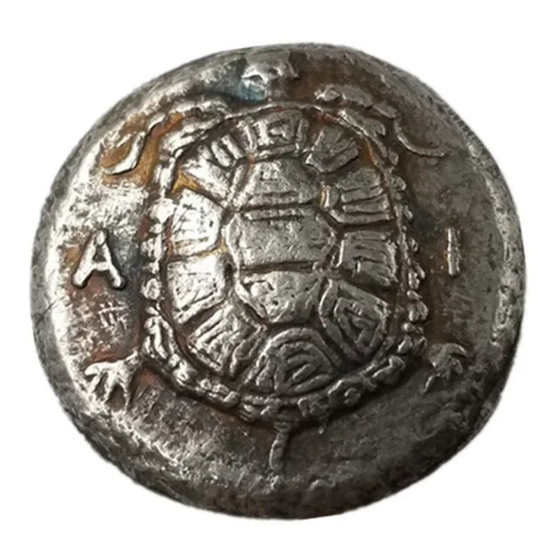 Greek Aegina Stater – Sea Turtle – Replica (c. 6th–5th Century BCE)