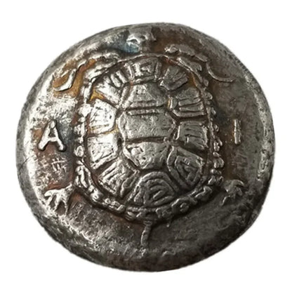 Greek Aegina Stater – Sea Turtle – Replica (c. 6th–5th Century BCE)
