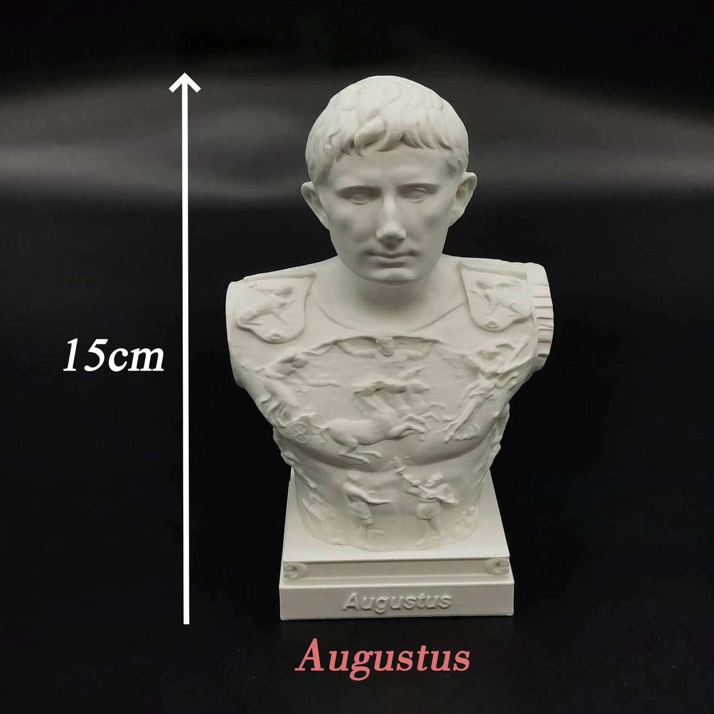 Roman Emperor Busts – Nero, Marcus Aurelius, Augustus, Diocletian & Constantine