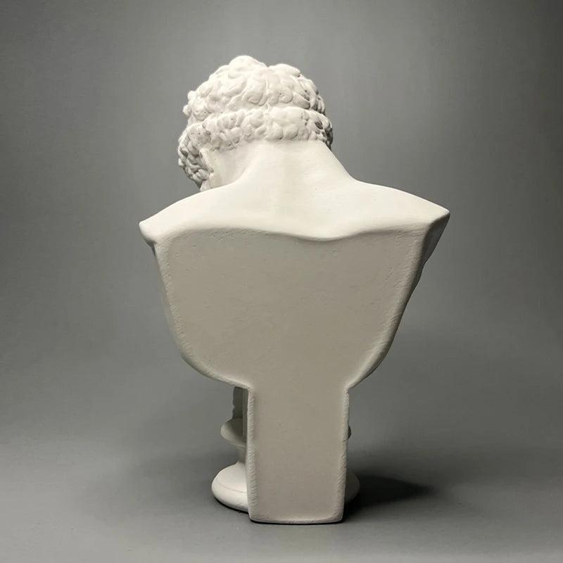 Bust of Hercules (Farnese Hercules) – White Plaster Replica