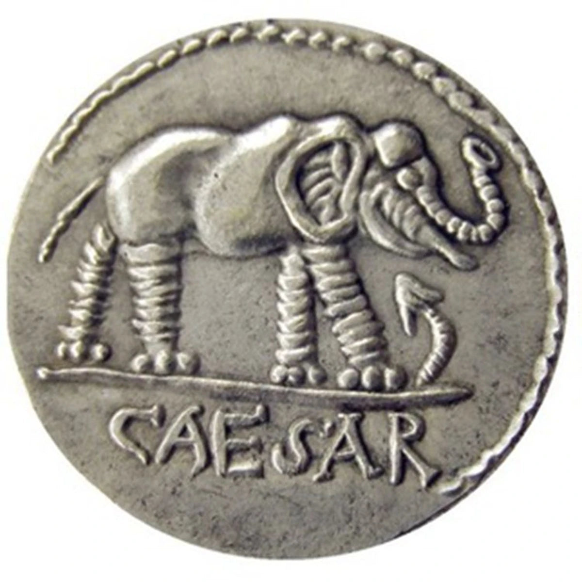 Replica of Julius Caesar’s Elephant Denarius