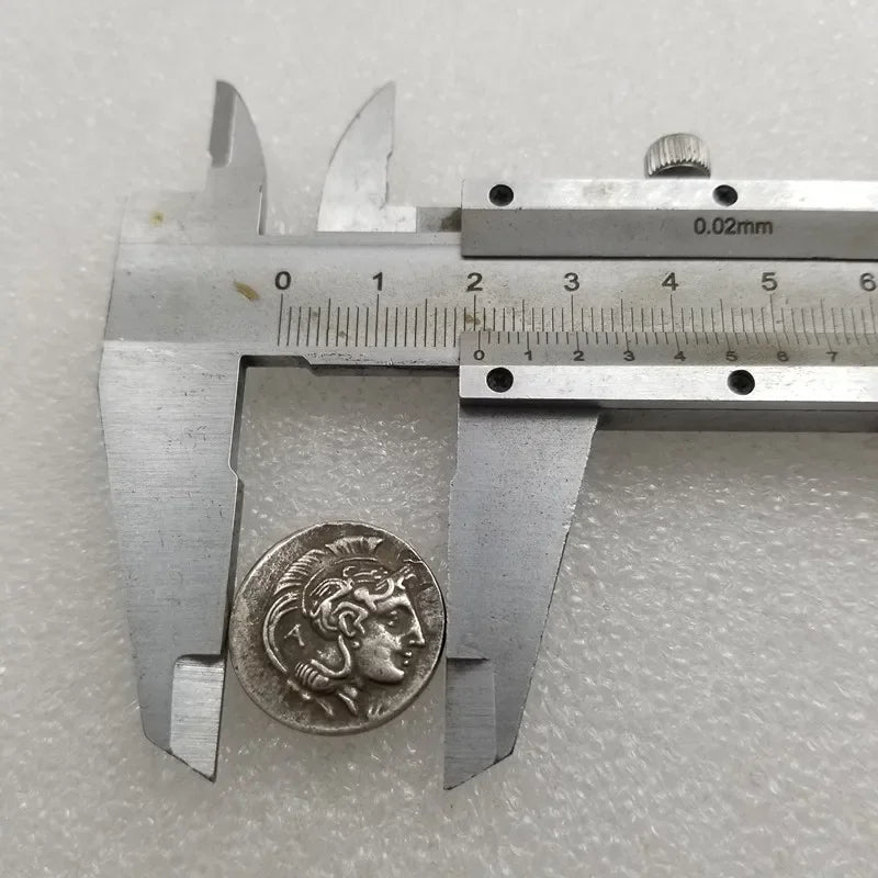 Velia (Lucania) Silver Stater Replica – Athena & Lion (c. 300–280 BC)