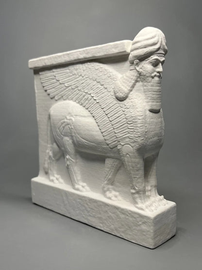 Lamassu – Assyrian Winged Guardian Relief Replica