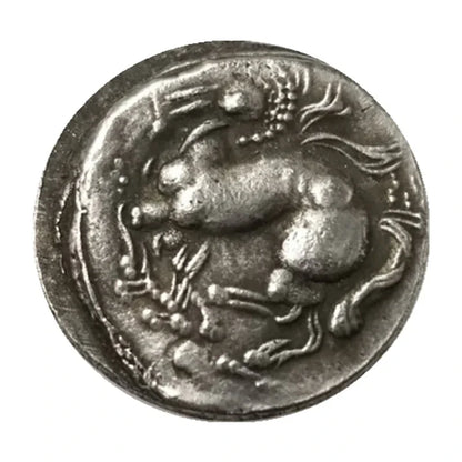 Celtic Tetradrachm Replica – “Tree-Rider” (Baumreiter) Type, c. 300–200 BC