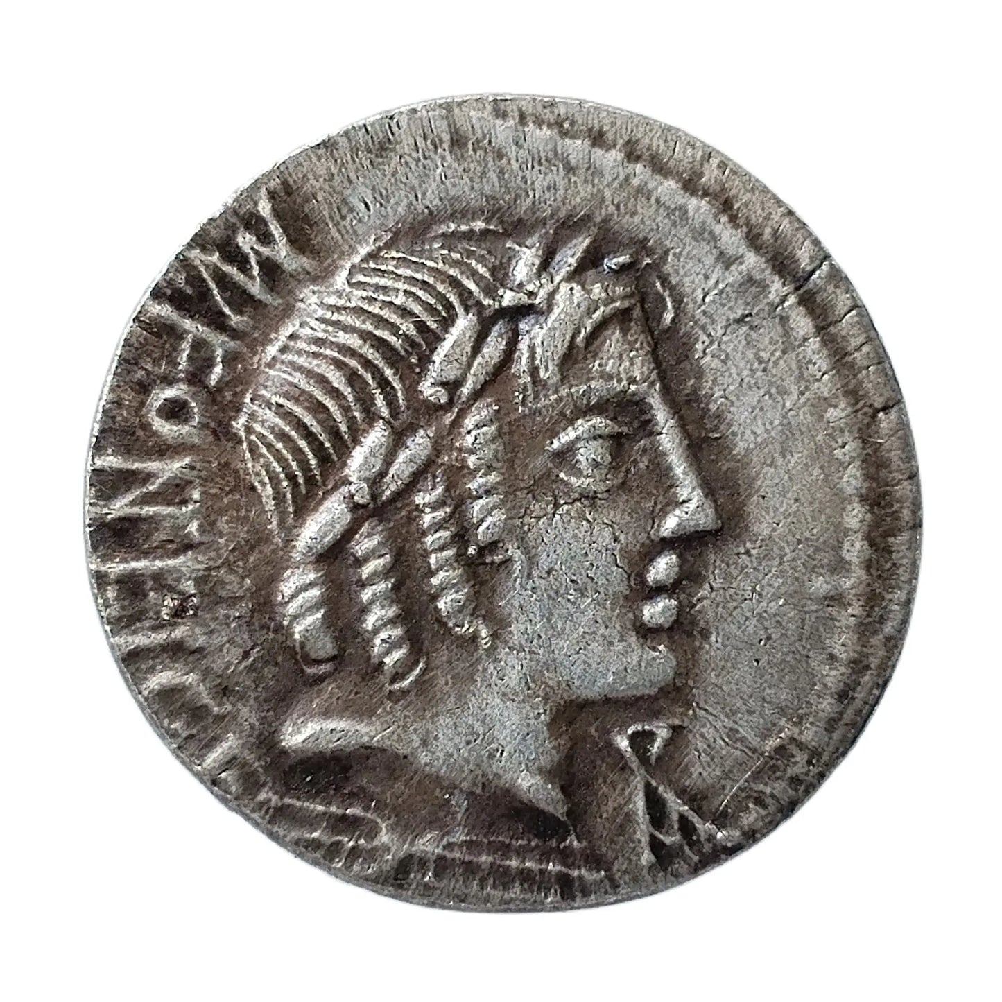 Replica Roman Denarius – Mn. Fonteius (85 BCE)