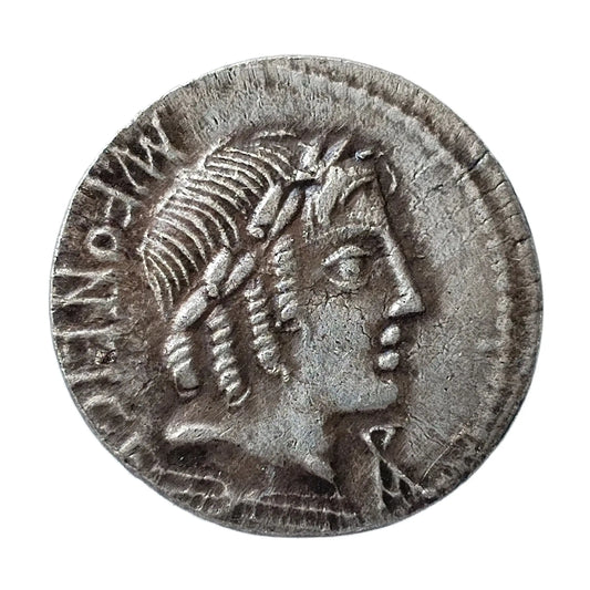 Replica Roman Denarius – Mn. Fonteius (85 BCE)