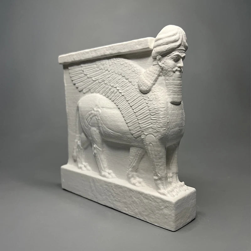 Lamassu – Assyrian Winged Guardian Relief Replica