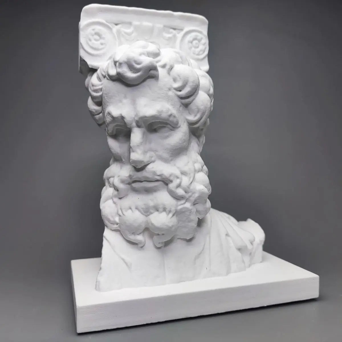 Head of a Man – Plaster Reproduction after a Sculpture in the Musée des Augustins