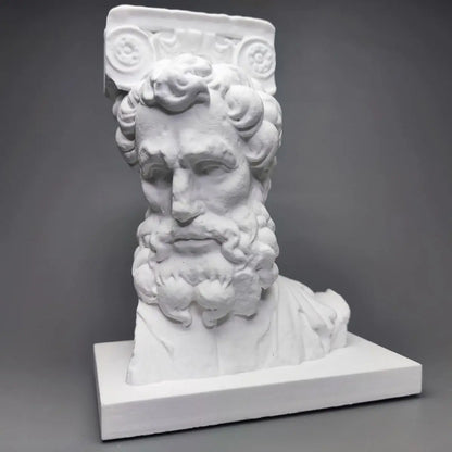 Head of a Man – Plaster Reproduction after a Sculpture in the Musée des Augustins