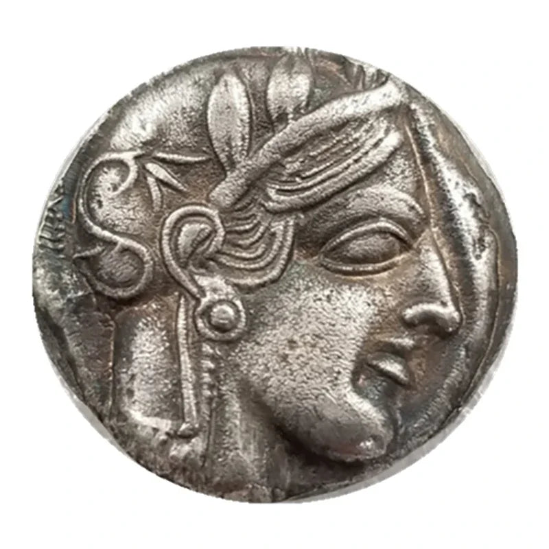 Ancient Greek Athens Tetradrachm – Owl of Athena – Replica (c. 5th Century BCE)