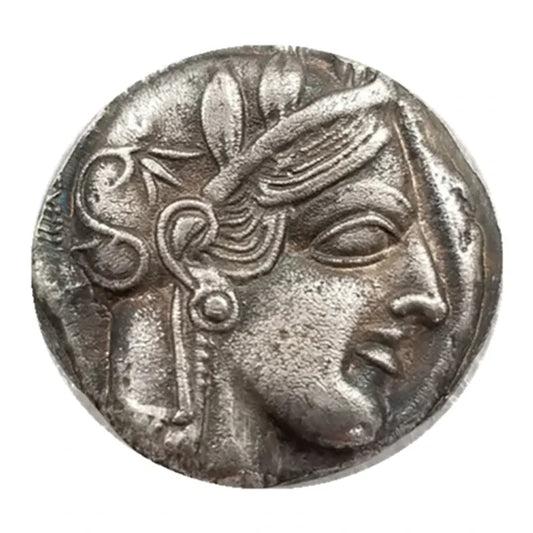 Ancient Greek Athens Tetradrachm – Owl of Athena – Replica (c. 5th Century BCE)