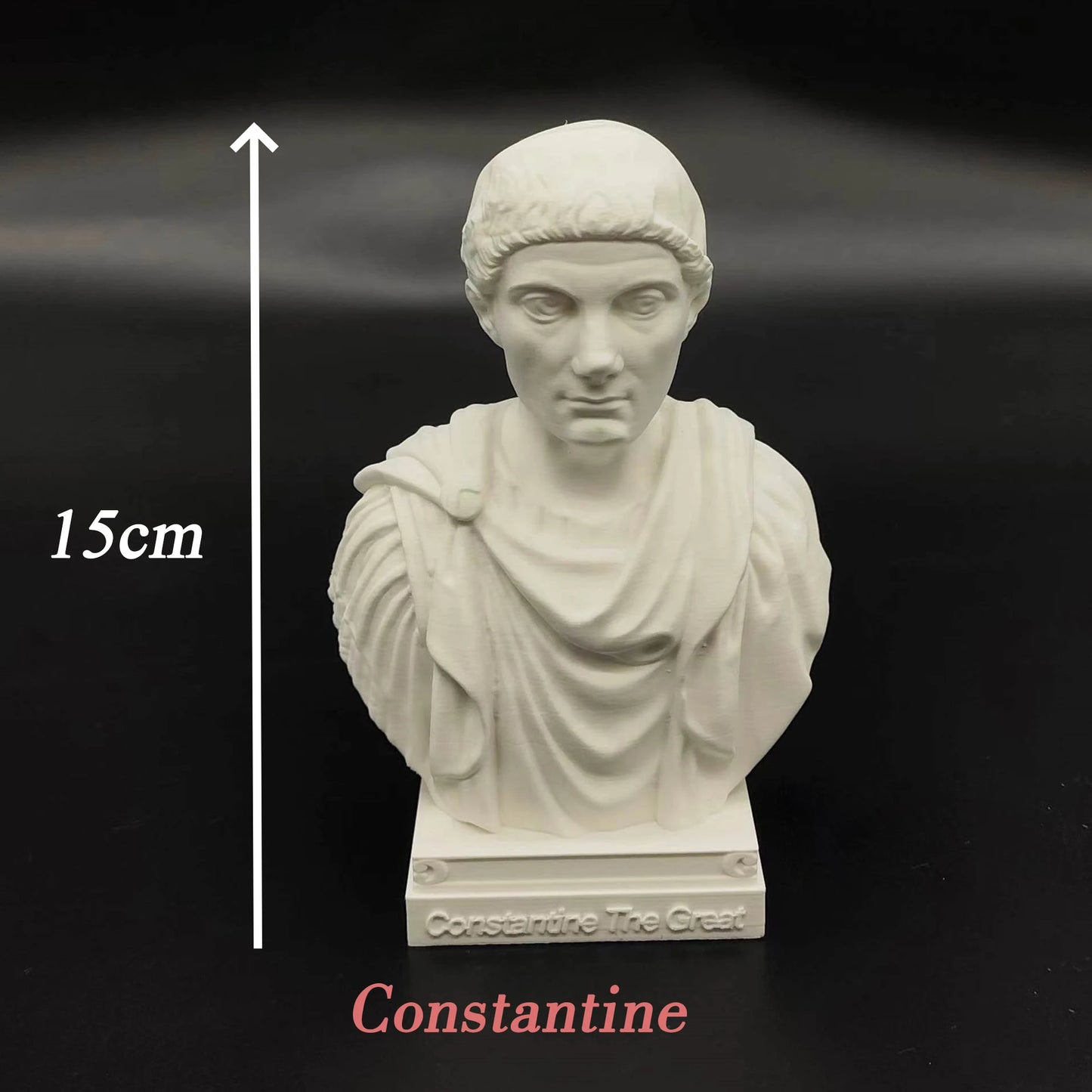 Roman Emperor Busts – Nero, Marcus Aurelius, Augustus, Diocletian & Constantine