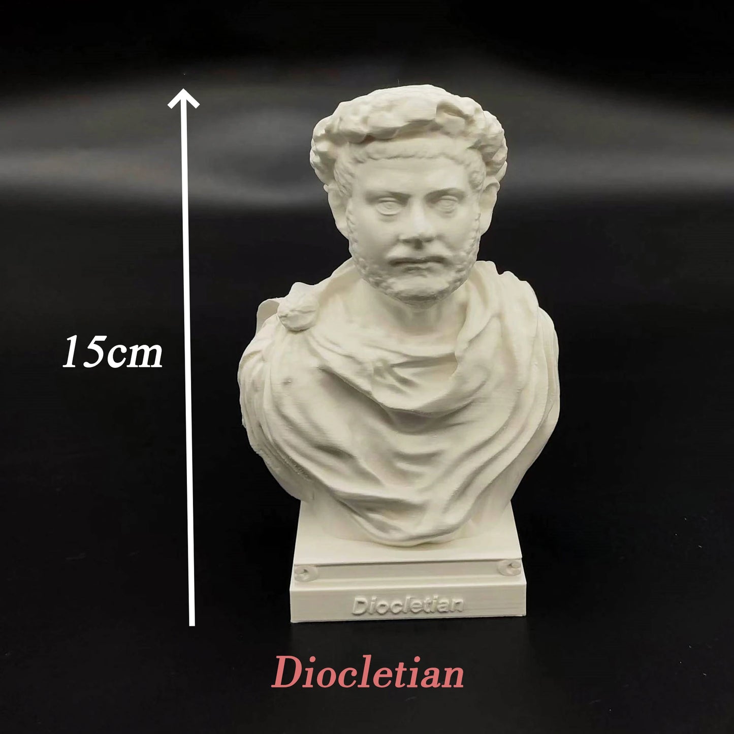 Roman Emperor Busts – Nero, Marcus Aurelius, Augustus, Diocletian & Constantine