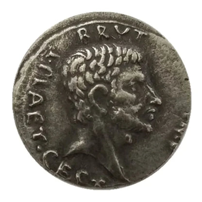 Republic Denarius – EID MAR (Brutus with Beard) – Replica (42 BCE)