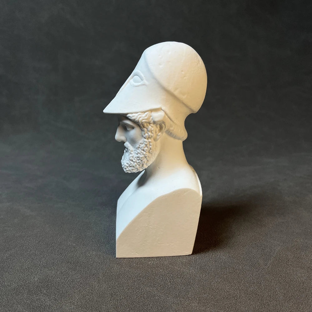 Bust of Pericles – Plaster Reproduction after Kresilas (Roman Copies, 5th c. BC Original)