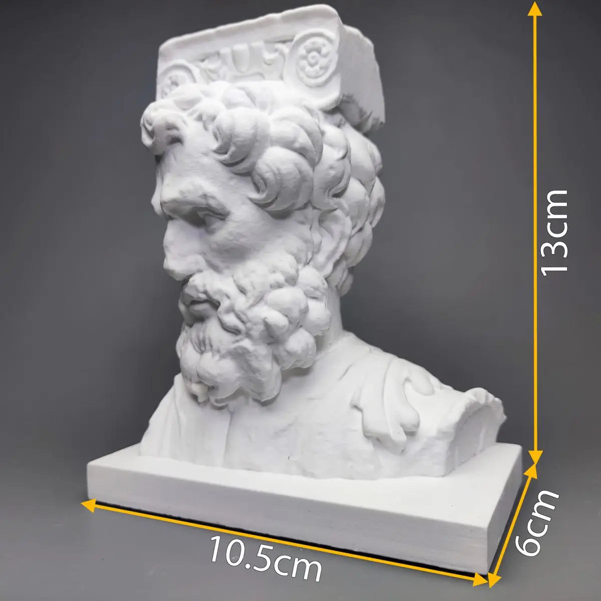 Head of a Man – Plaster Reproduction after a Sculpture in the Musée des Augustins