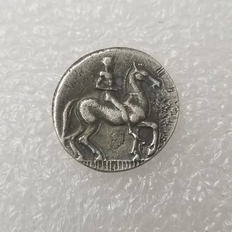 Syracuse Didrachm of Gelon I – Arethusa & Horseman (Replica, 491–478 BC)