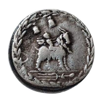 Replica Roman Denarius – Mn. Fonteius (85 BCE)