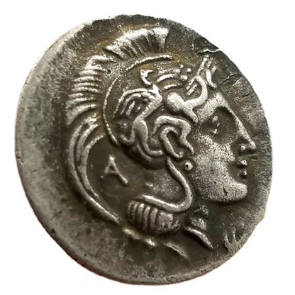 Velia (Lucania) Silver Stater Replica – Athena & Lion (c. 300–280 BC)