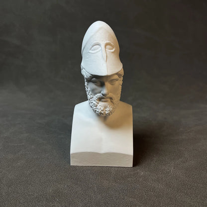 Bust of Pericles – Plaster Reproduction after Kresilas (Roman Copies, 5th c. BC Original)