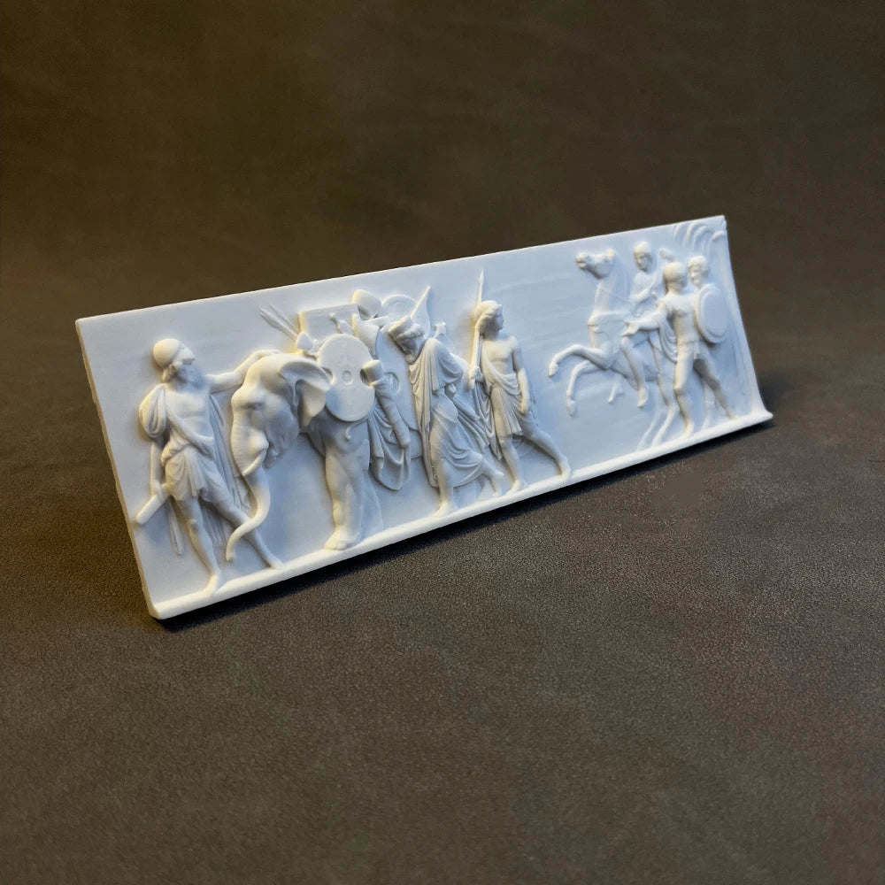 Plaster Relief Replica – Alexander the Great’s Triumphal Entry into Babylon (After Thorvaldsen)