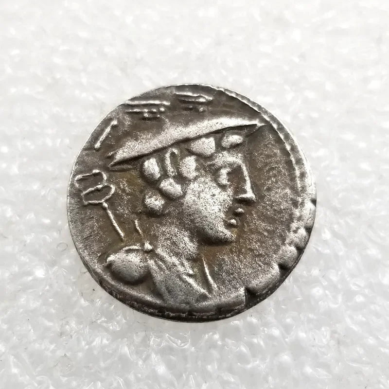 Roman Republic Denarius – C. Mamilius Limetanus – Replica (82 BCE)