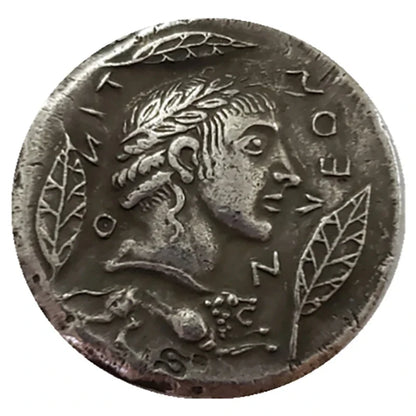 Leontini Tetradrachm Replica (c. 465–450 BC) – Sicily: Apollo & Chariot