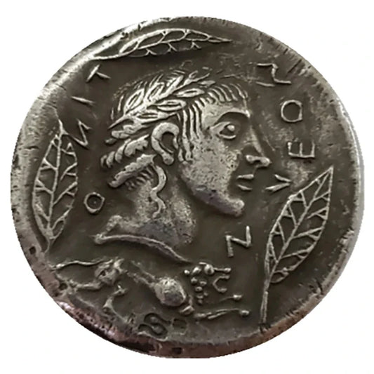 Leontini Tetradrachm Replica (c. 465–450 BC) – Sicily: Apollo & Chariot