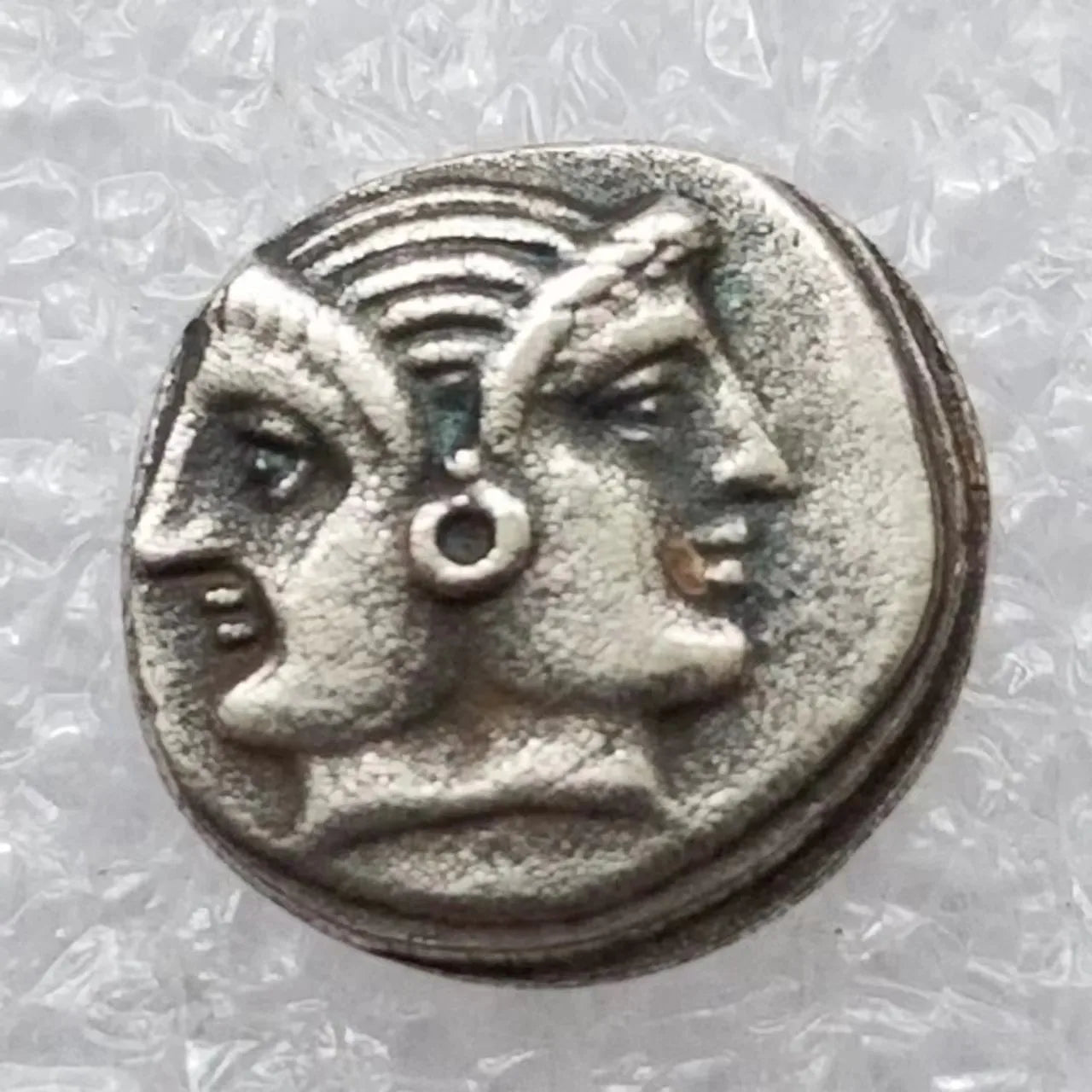Lampsakos (Mysia) – Silver Tetrobol (Janiform Heads / Athena), 4th–3rd Century BC