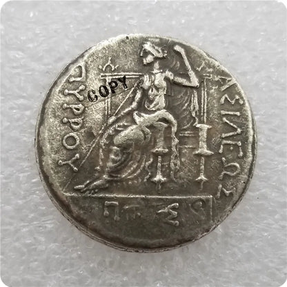Pyrrhus I of Epirus – Silver Tetradrachm Replica (Locri Epizephyrii, c. 278–276 BC)