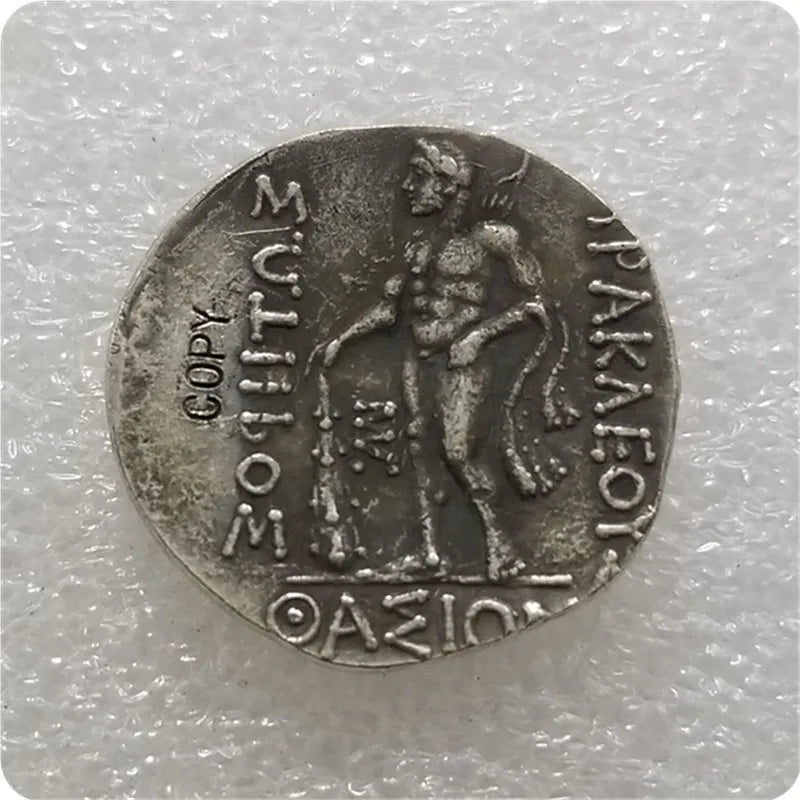 Celtic “Thasos-Type” Tetradrachm Replica – Dionysos & Herakles (c. 200 BC – 1 BC)