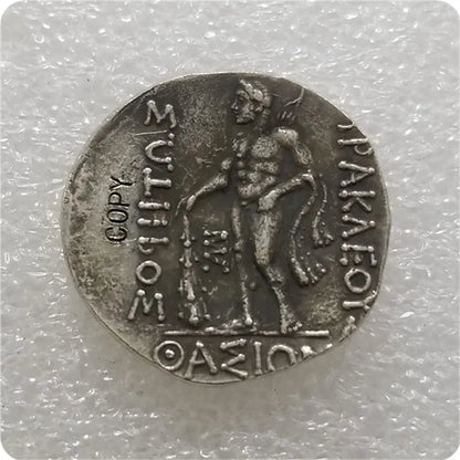 Celtic “Thasos-Type” Tetradrachm Replica – Dionysos & Herakles (c. 200 BC – 1 BC)