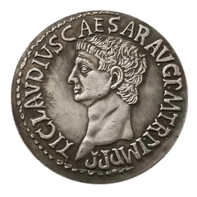 Roman Sestertius – Claudius with Ceres Augusta – Replica (41–54 CE)