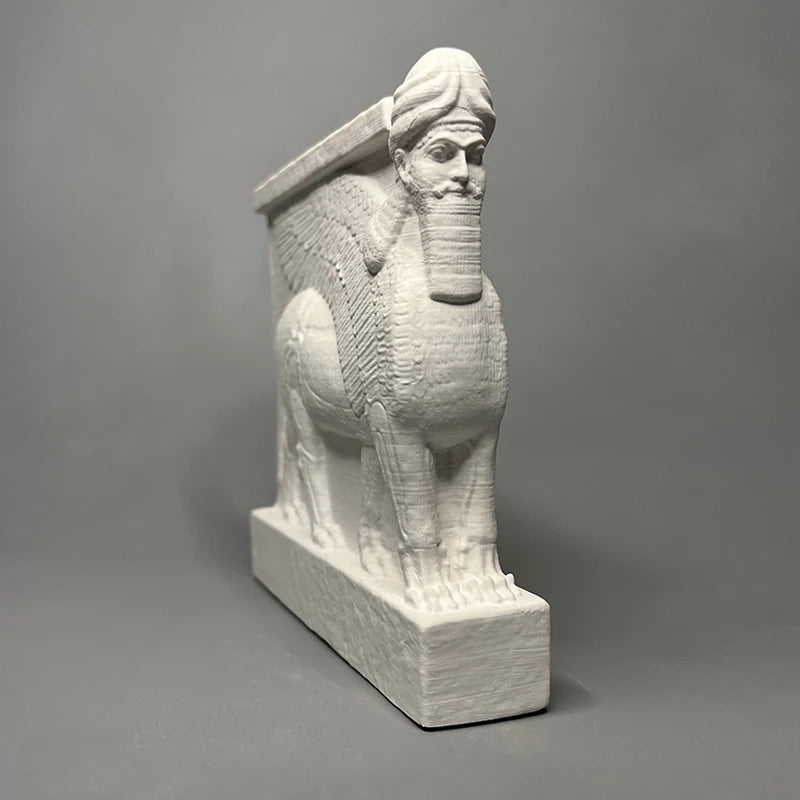 Lamassu – Assyrian Winged Guardian Relief Replica