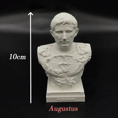 Roman Emperor Busts – Nero, Marcus Aurelius, Augustus, Diocletian & Constantine