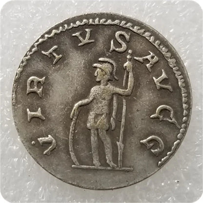 Roman Denarius – Gordian II with Virtus – Replica (238 CE)